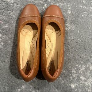 Clarks Collection Women's Brown Ballet Flats